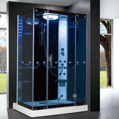 HS-SR068 high-end bathroom prefab 2 person steam room shower