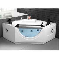 new design acrylic corner massage bathtub (B203)