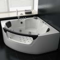 CE TUV Certificated New model NR1601 portable massage tubs built-in acrylic whirlpool bathtubs