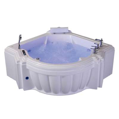 foshan big size computer controlled corner bathtubs whirlpools massage