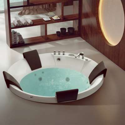 HS-B1606T big size for four person insert bathtub round bath tub